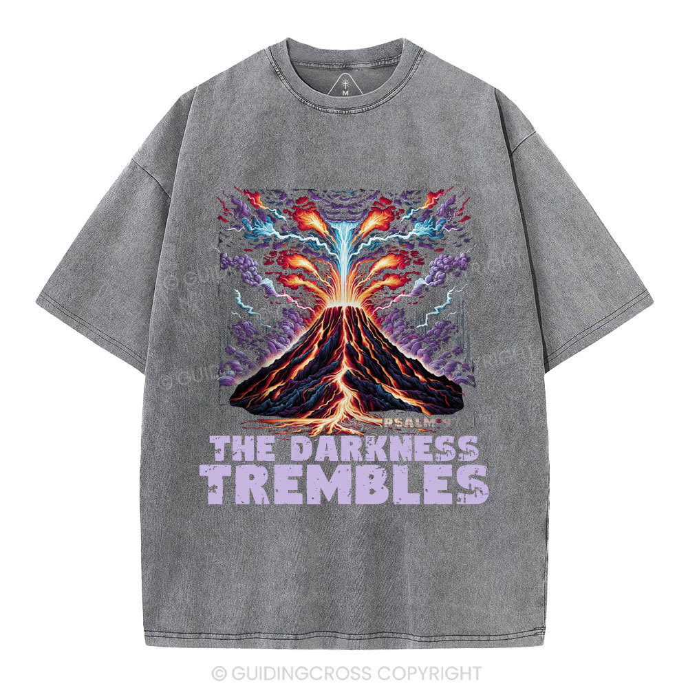 The Darkness Trembles Christian Washed T-Shiret