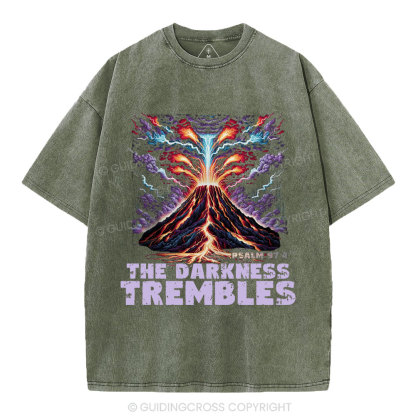 The Darkness Trembles Christian Washed T-Shiret