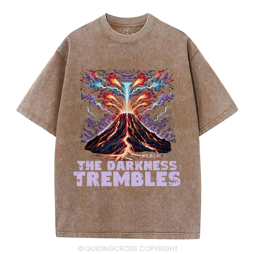 The Darkness Trembles Christian Washed T-Shiret