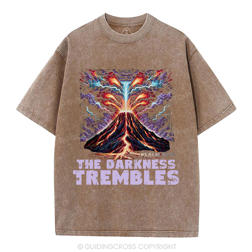 The Darkness Trembles Christian Washed T-Shiret