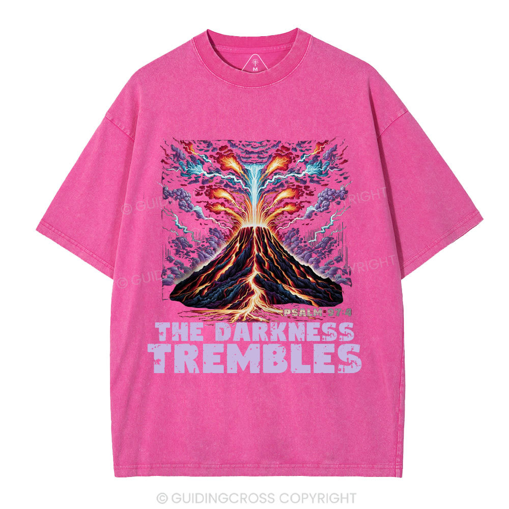 The Darkness Trembles Christian Washed T-Shiret