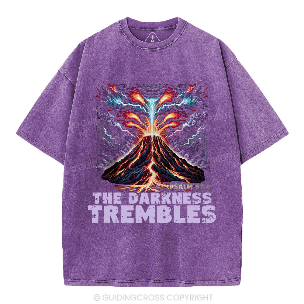 The Darkness Trembles Christian Washed T-Shiret