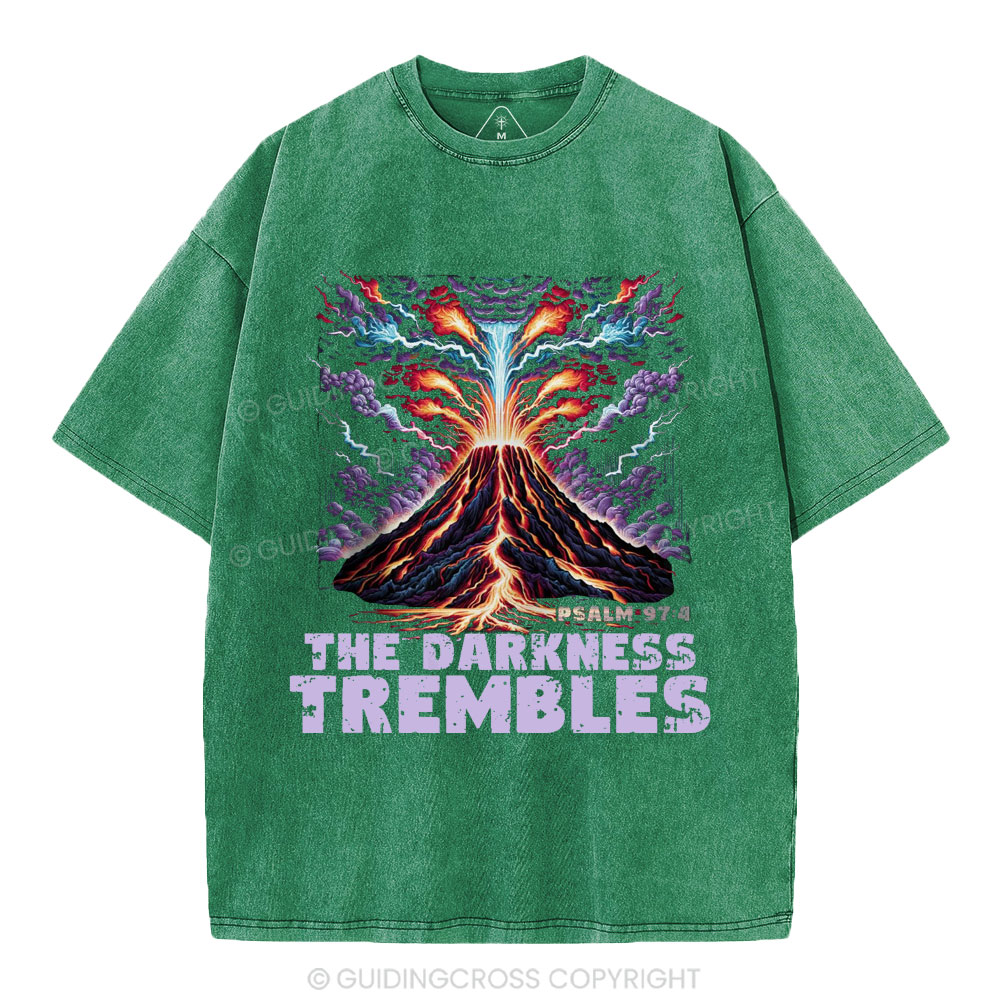 The Darkness Trembles Christian Washed T-Shiret