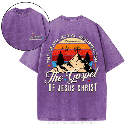 The Death Burial Resuprection Christian Washed T-Shirt