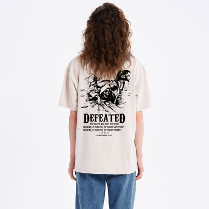 The Death Has Lost Its Sting Christian Washed T-Shirt