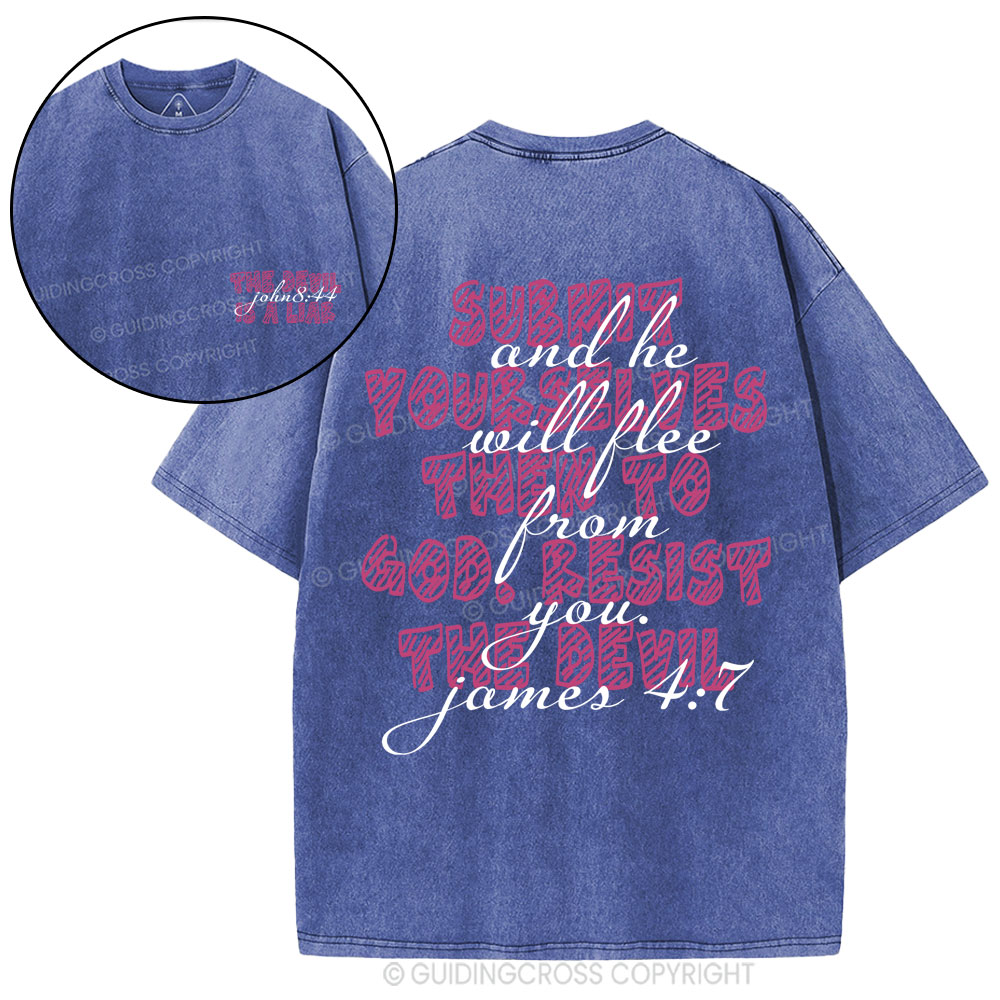 New-Sample Christian Washed T-Shirt Sale - GuidingCross