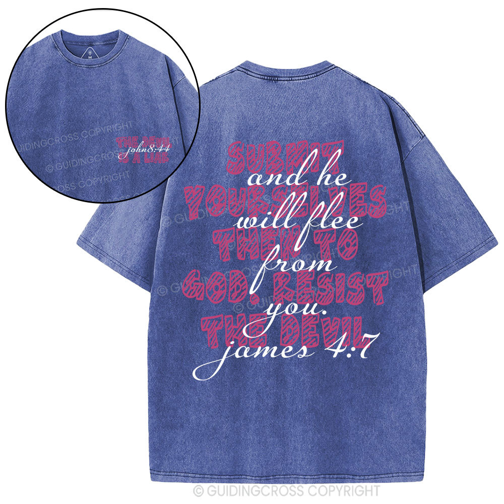 New-Sample Christian Washed T-Shirt Sale - GuidingCross