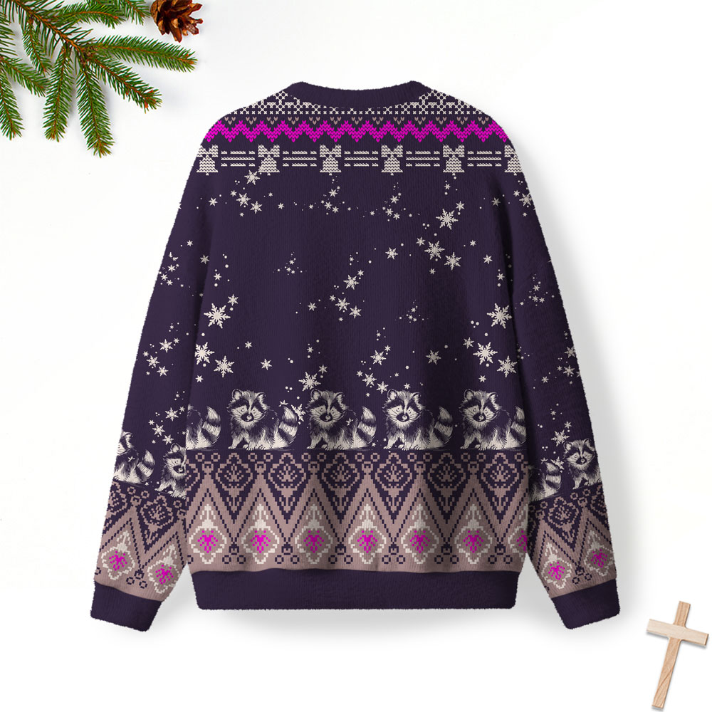 The Devil Is Trash But Jesus Is King Christian Lightweight Sweater