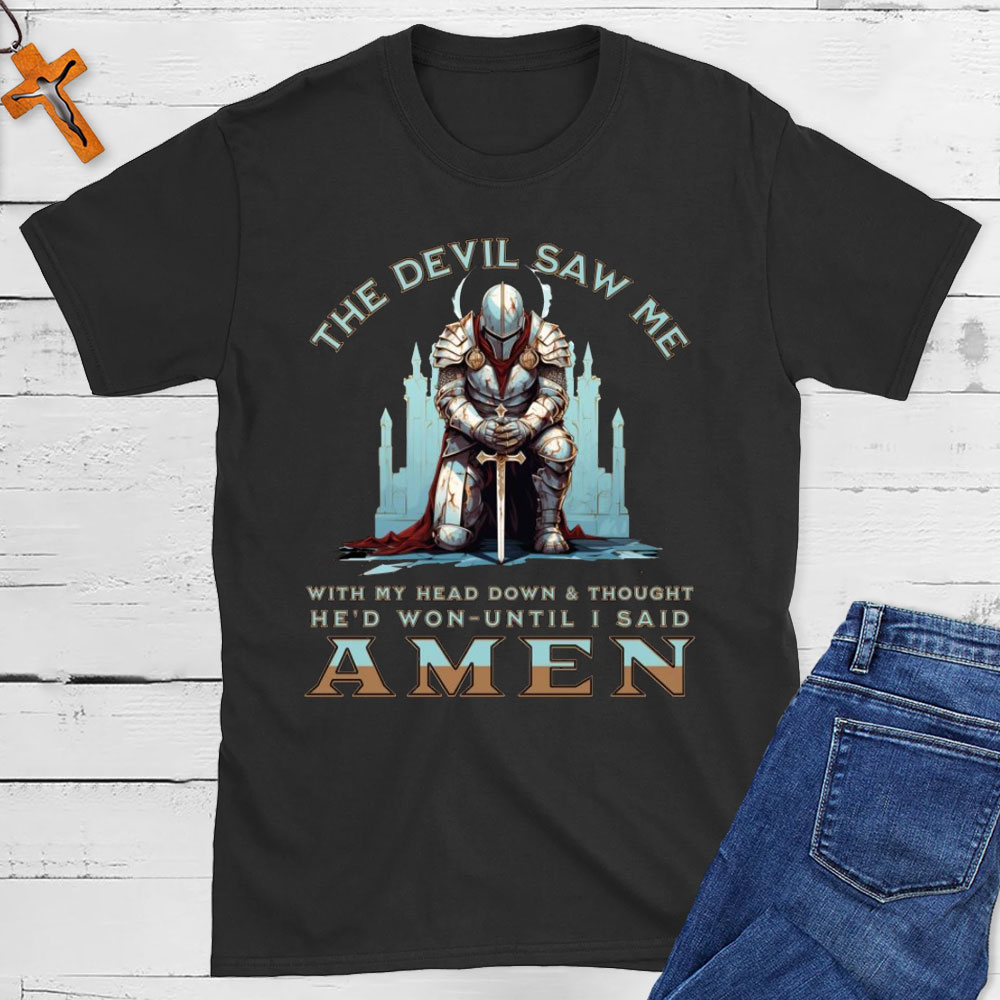 The Devil Saw Me Christian T-Shirt