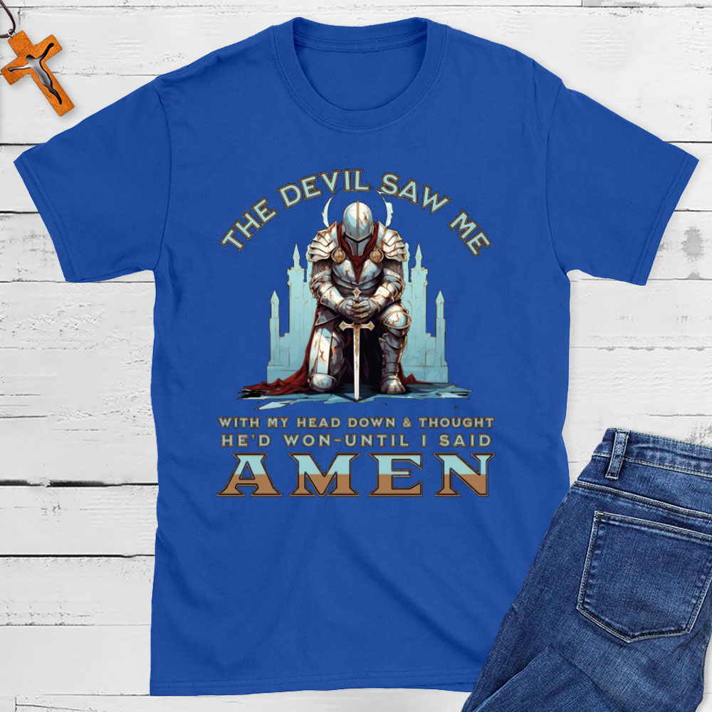 The Devil Saw Me Christian T-Shirt