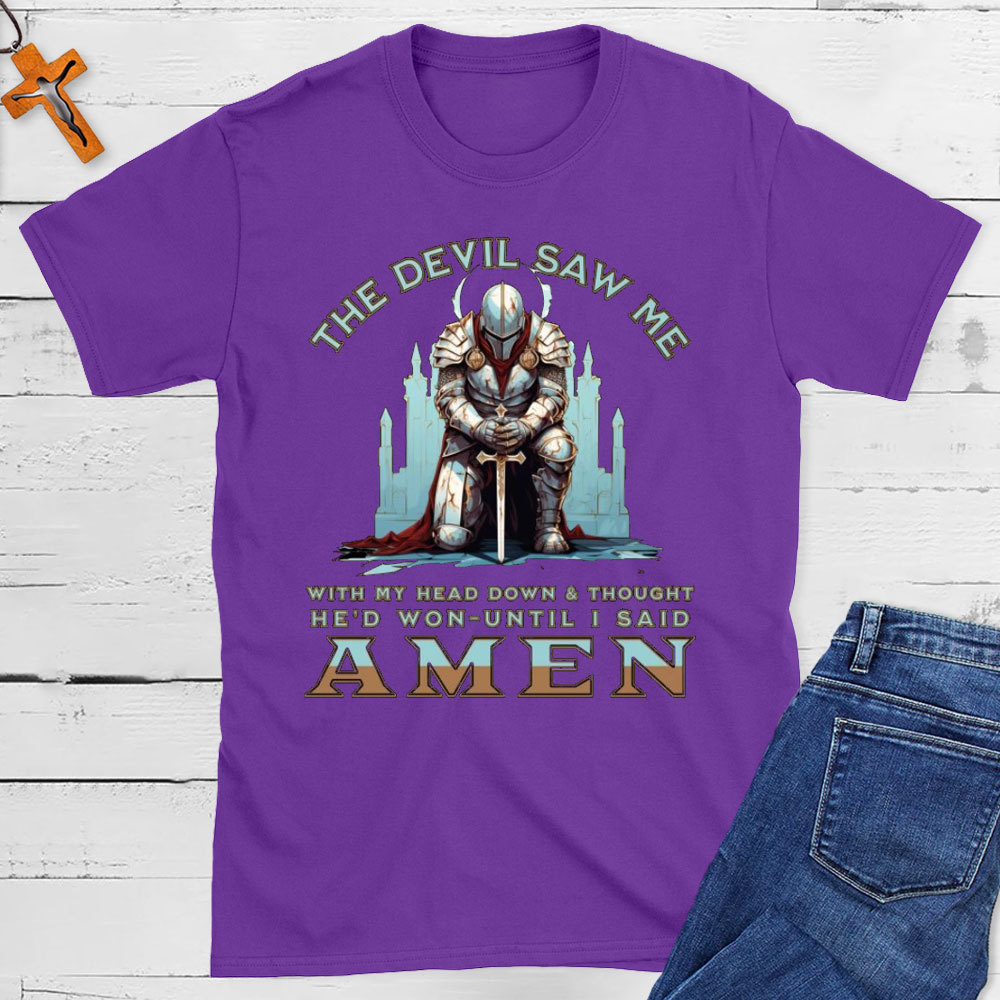 The Devil Saw Me Christian T-Shirt