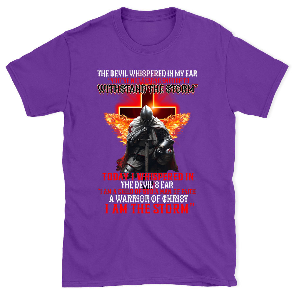 The Devil Whispered In My Ear Christian T-Shirt