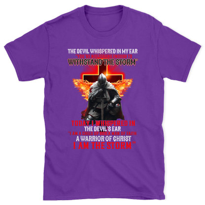 The Devil Whispered In My Ear Christian T-Shirt