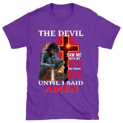 The Devil Whispered In My Ear Christian T-Shirt