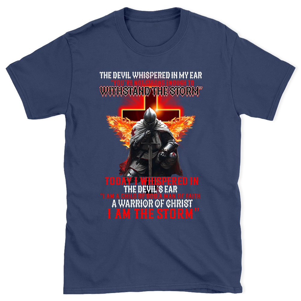 The Devil Whispered In My Ear Christian T-Shirt