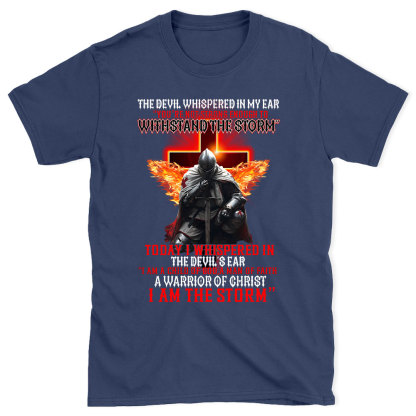 The Devil Whispered In My Ear Christian T-Shirt