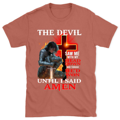 The Devil Whispered In My Ear Christian T-Shirt