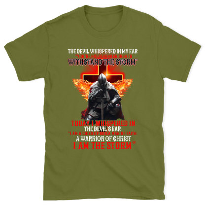 The Devil Whispered In My Ear Christian T-Shirt