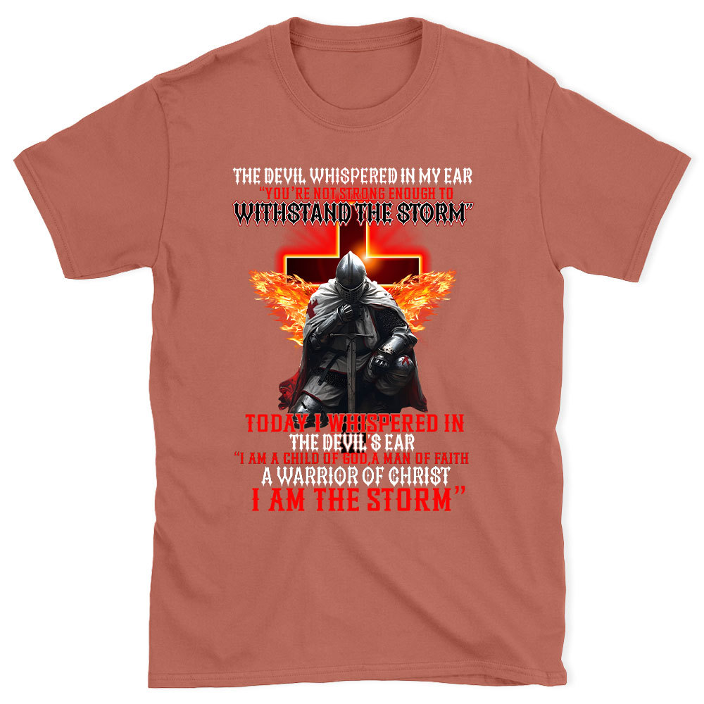 The Devil Whispered In My Ear Christian T-Shirt