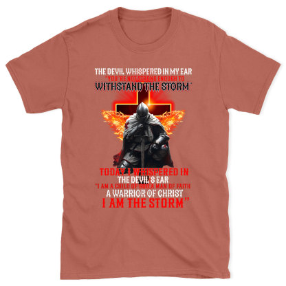 The Devil Whispered In My Ear Christian T-Shirt