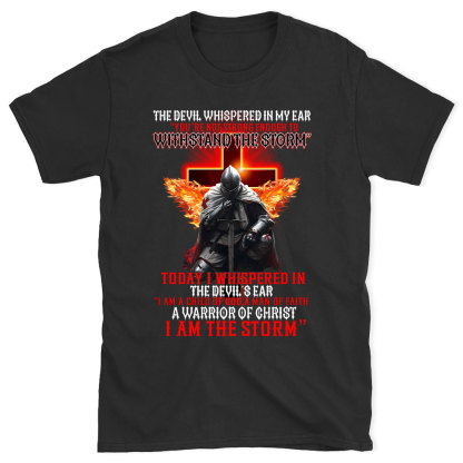 The Devil Whispered In My Ear Christian T-Shirt