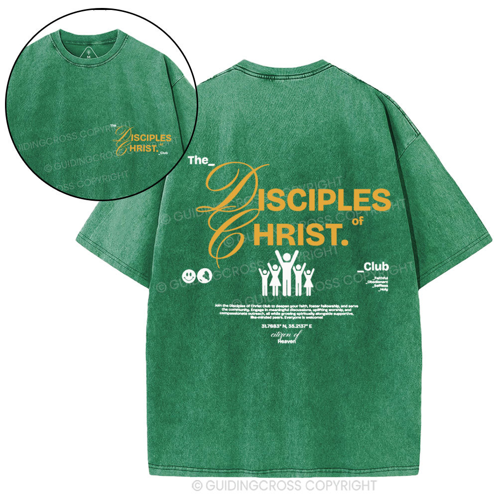 The Disciples Christ Of Club Christian Washed T-Shirt