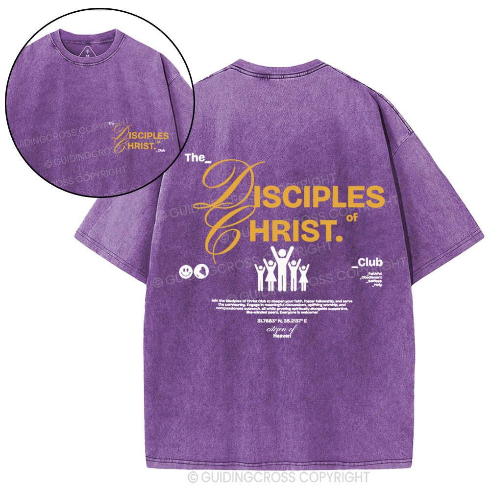 The Disciples Christ Of Club Christian Washed T-Shirt