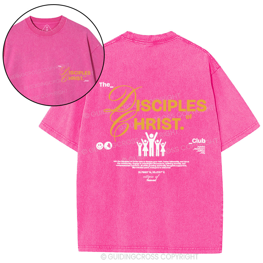 The Disciples Christ Of Club Christian Washed T-Shirt