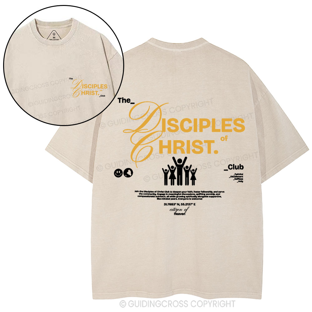 The Disciples Christ Of Club Christian Washed T-Shirt