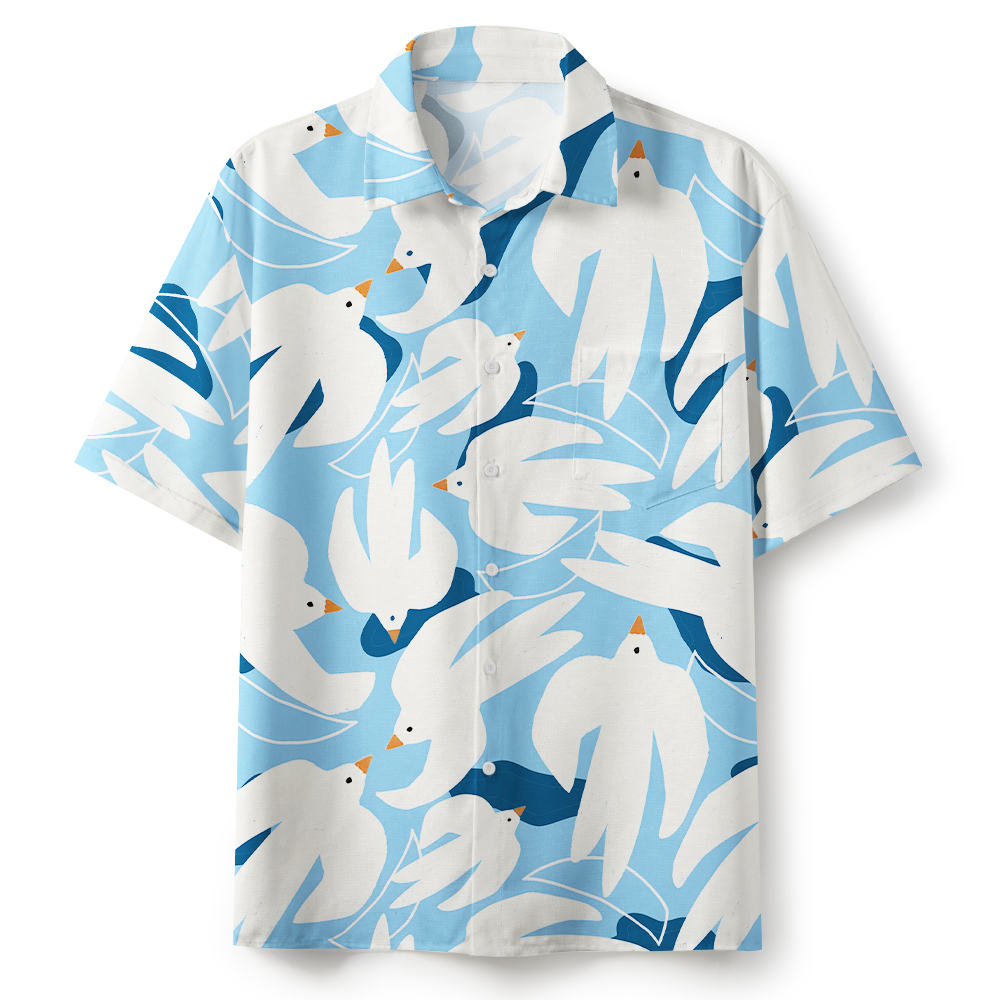 The Dove And Peace Christian Hawaiian Shirt 