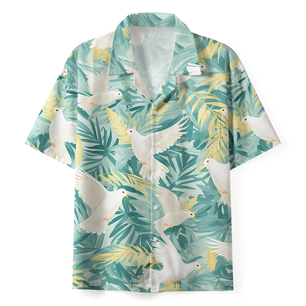 Frist Of All I'm God Pieces Christian Hawaiian Shirt Sale - GuidingCross