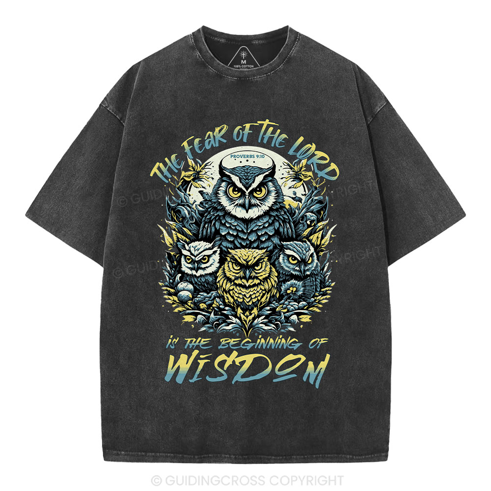 The Fear Of The Lord Christian Washed T-Shirt
