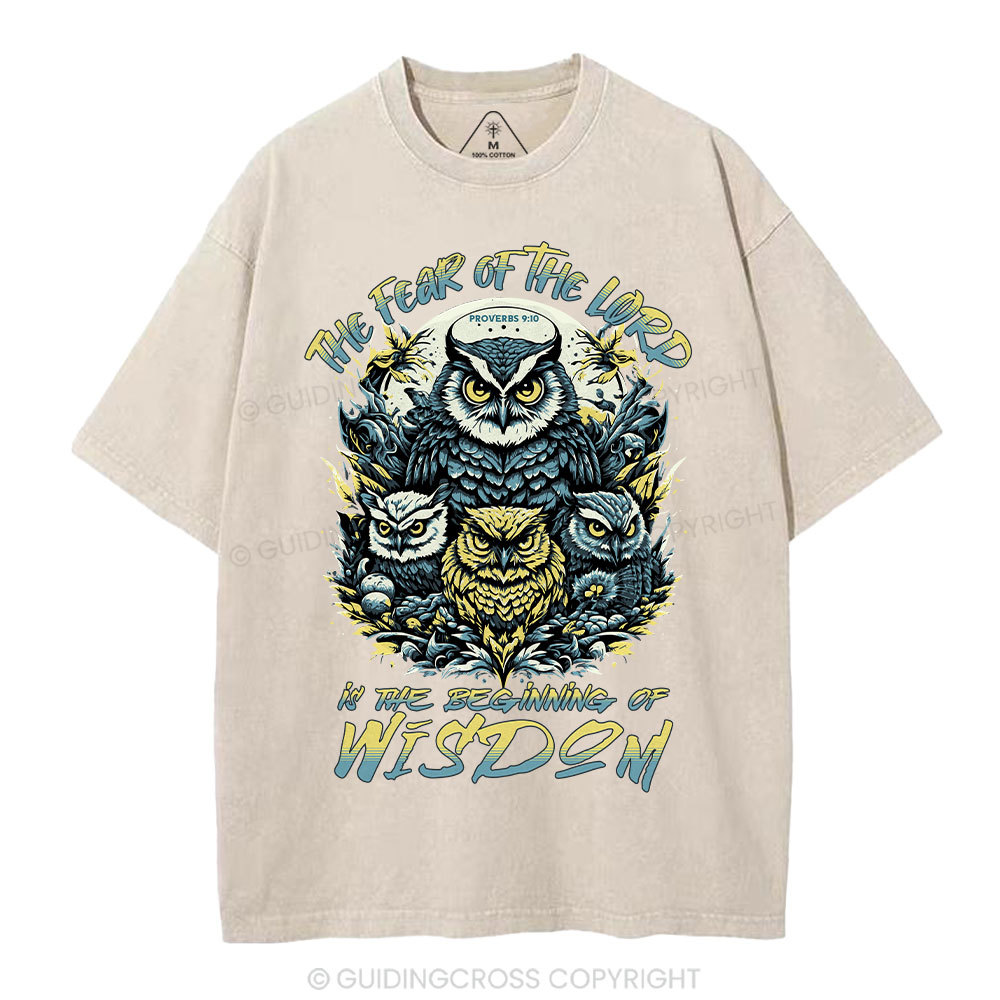 The Fear Of The Lord Christian Washed T-Shirt