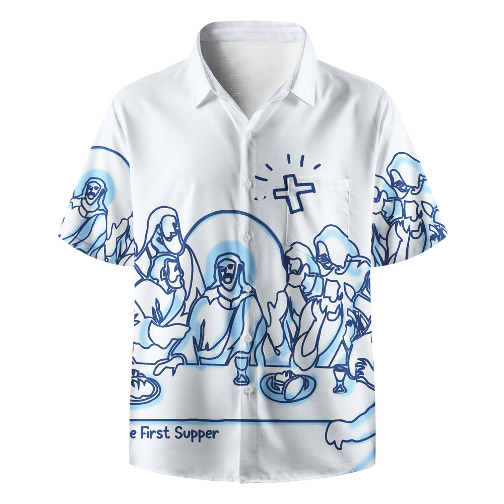 The First Supper Christian Hawaiian Shirt 