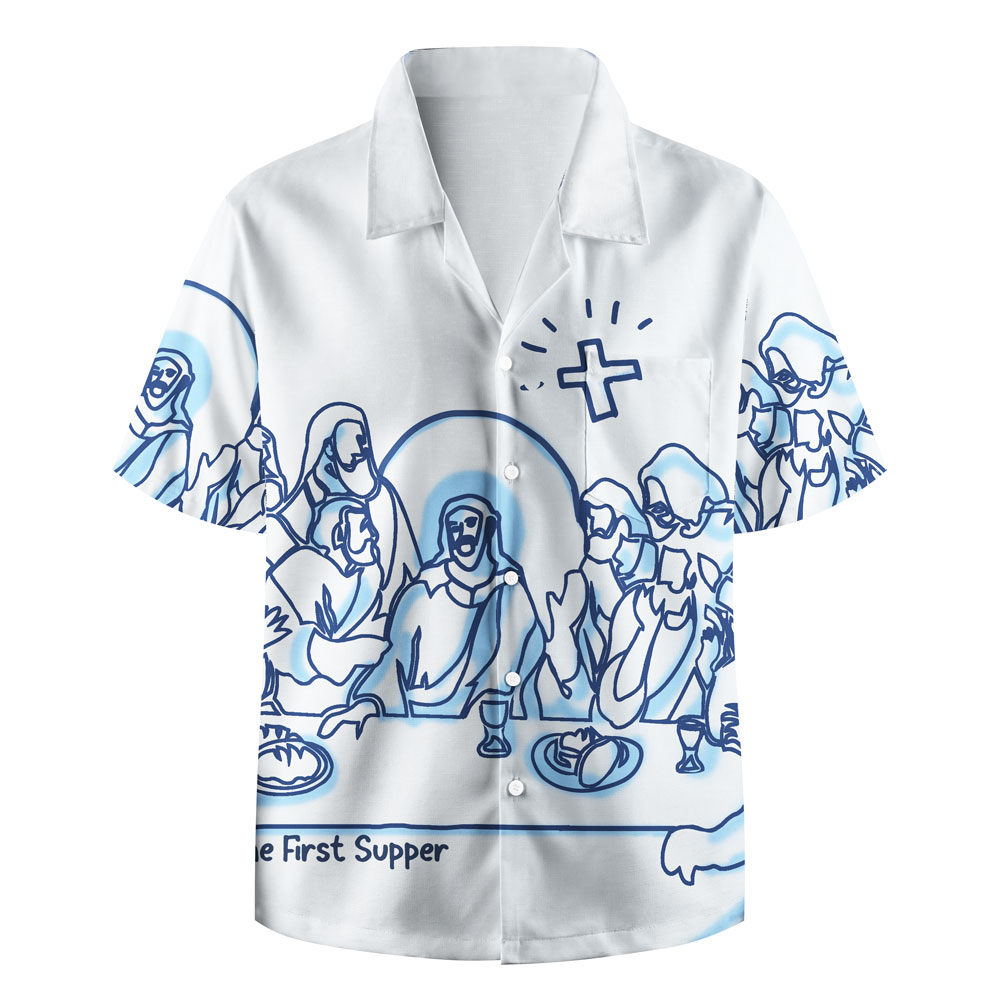 The First Supper Christian Hawaiian Shirt 