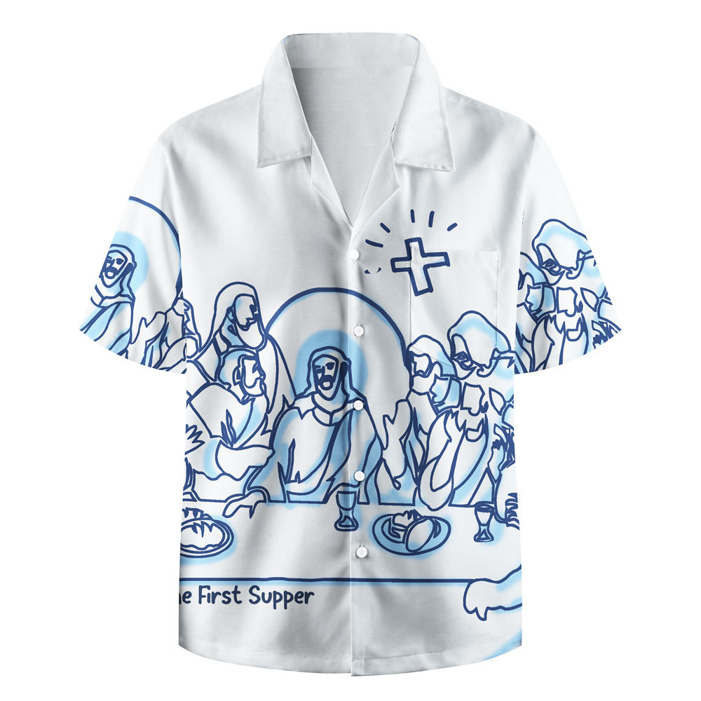 The First Supper Christian Hawaiian Shirt 