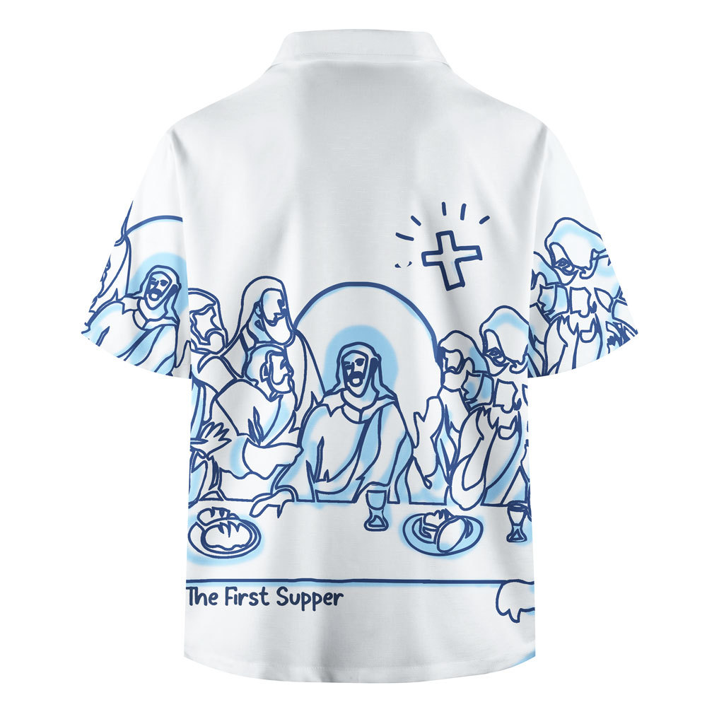 The First Supper Christian Hawaiian Shirt 