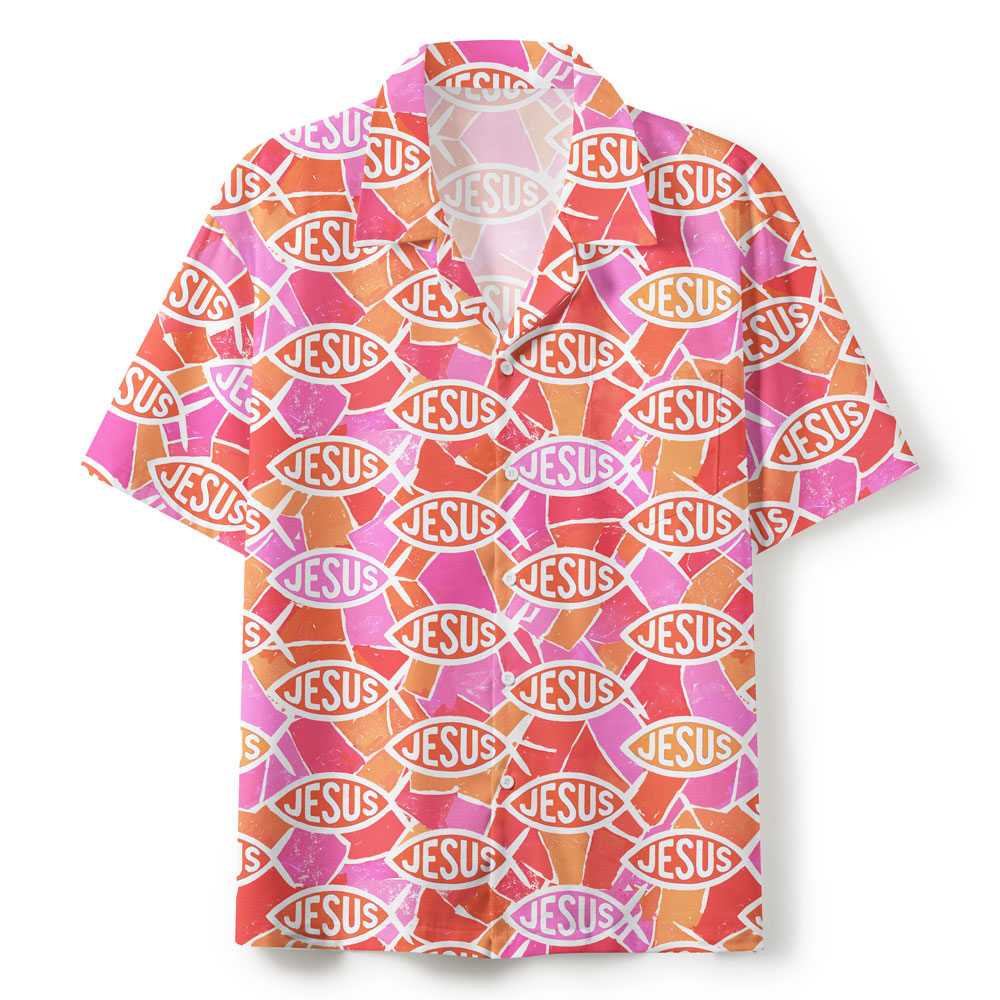 Frist Of All I'm God Pieces Christian Hawaiian Shirt Sale - GuidingCross