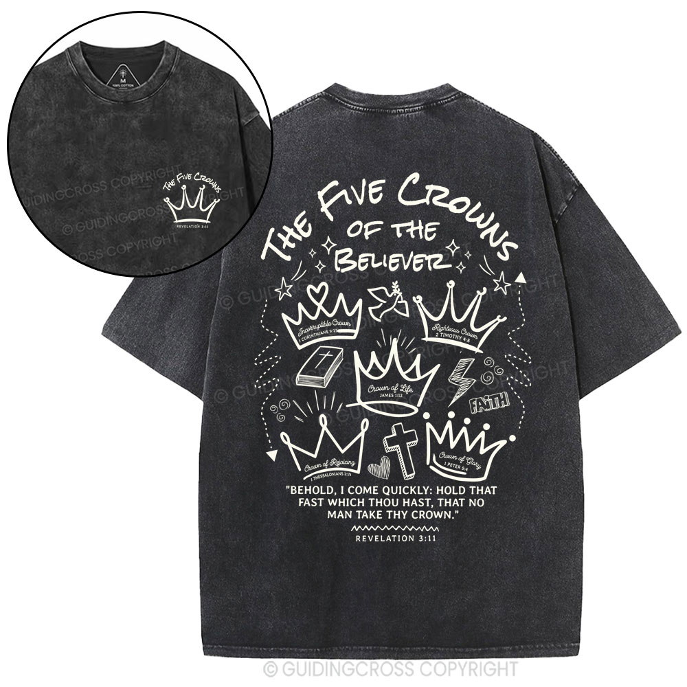 The Five Crowns Christian Washed T-Shirt