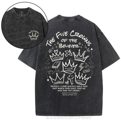 The Five Crowns Christian Washed T-Shirt