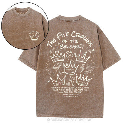 The Five Crowns Christian Washed T-Shirt