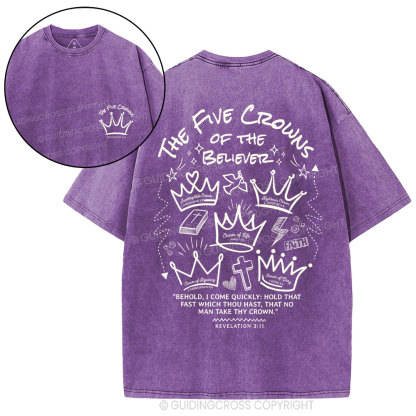 The Five Crowns Christian Washed T-Shirt