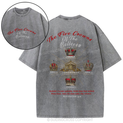 The Five Crowns Christian Washed T-Shirt