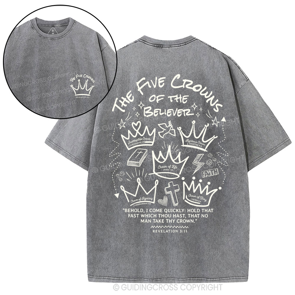The Five Crowns Christian Washed T-Shirt