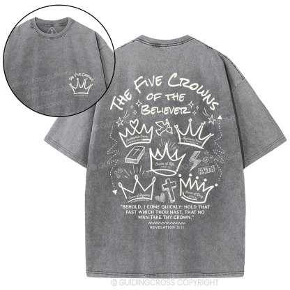 The Five Crowns Christian Washed T-Shirt