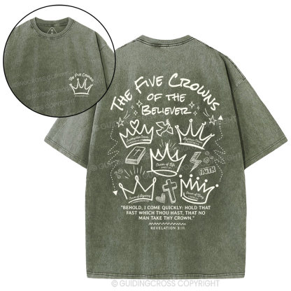 The Five Crowns Christian Washed T-Shirt