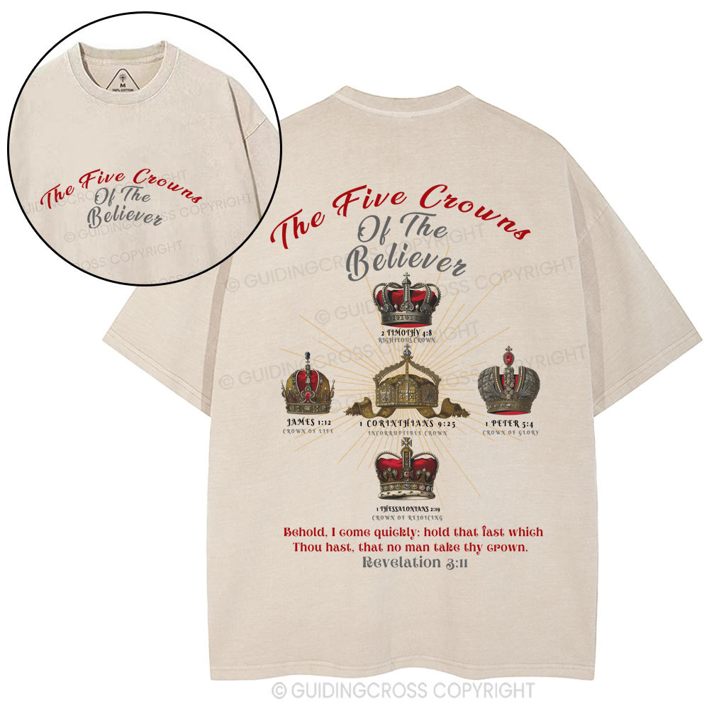 The Five Crowns Christian Washed T-Shirt
