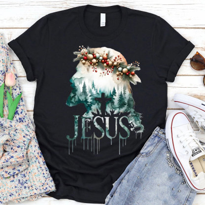 The Forest With Jesus Christian T-Shirt