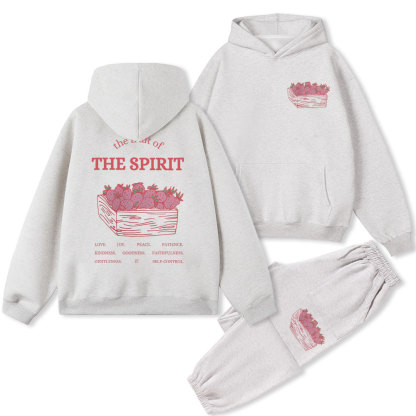 The Fruit Of The Spirit Christian Fleece Hoodie Set