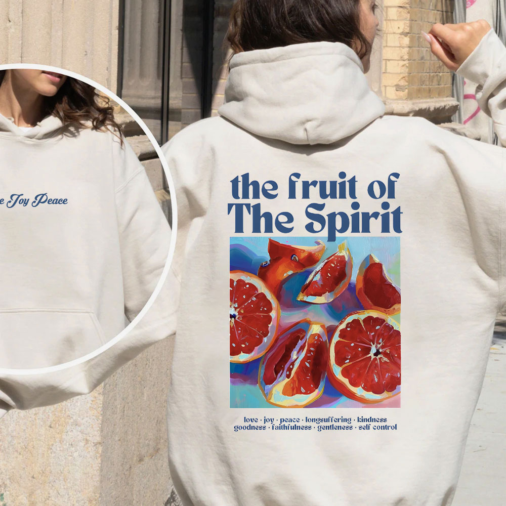 The Fruit Of The Spirit Christian Fleece Hoodie Set